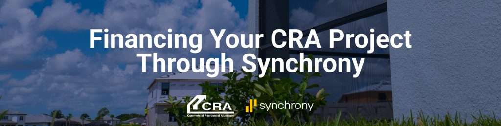 Financing Your CRA Project Through Synchrony
